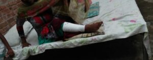 Tahira was shot on her leg by her Mohammad Shahid Ali 